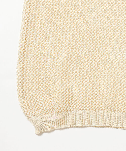 BeAMS DOT（ビームスドット）の「【WEB限定】BeAMS DOT / メッシュニットベスト（ベスト・レディース・ナチュラル/ケリー・FREE）」の21枚目の写真