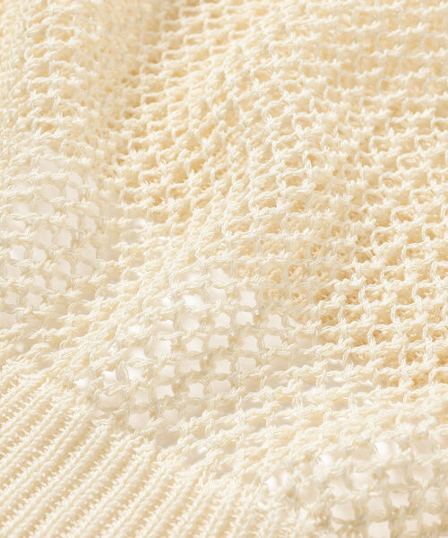 BeAMS DOT（ビームスドット）の「【WEB限定】BeAMS DOT / メッシュニットベスト（ベスト・レディース・ナチュラル/ケリー・FREE）」の22枚目の写真