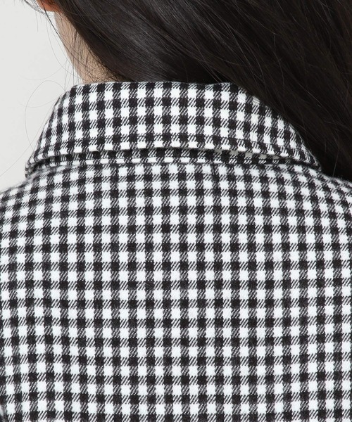 NOIR(ノワール)の「NOIR/ギンガムチェックシャツワンピース(ワンピース・レディース・ブラック・FREE)」の12枚目の写真