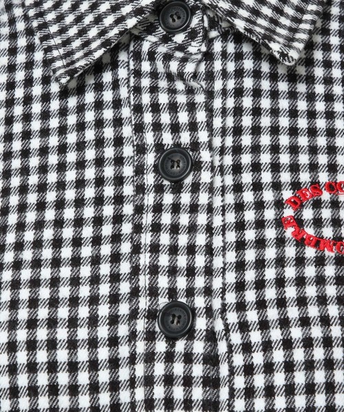 NOIR(ノワール)の「NOIR/ギンガムチェックシャツワンピース(ワンピース・レディース・ブラック・FREE)」の6枚目の写真