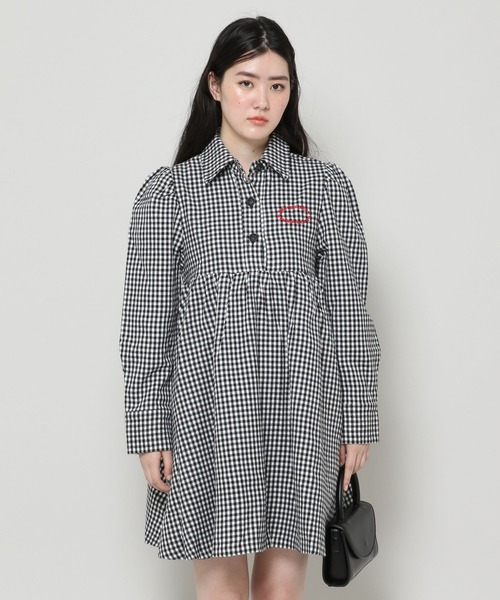 NOIR(ノワール)の「NOIR/ギンガムチェックシャツワンピース(ワンピース・レディース・ブラック・FREE)」の19枚目の写真