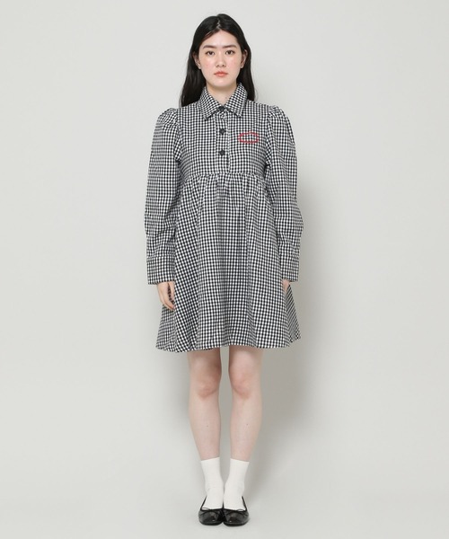 NOIR(ノワール)の「NOIR/ギンガムチェックシャツワンピース(ワンピース・レディース・ブラック・FREE)」の20枚目の写真