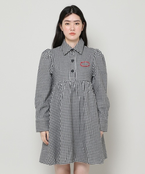 NOIR(ノワール)の「NOIR/ギンガムチェックシャツワンピース(ワンピース・レディース・ブラック・FREE)」の17枚目の写真