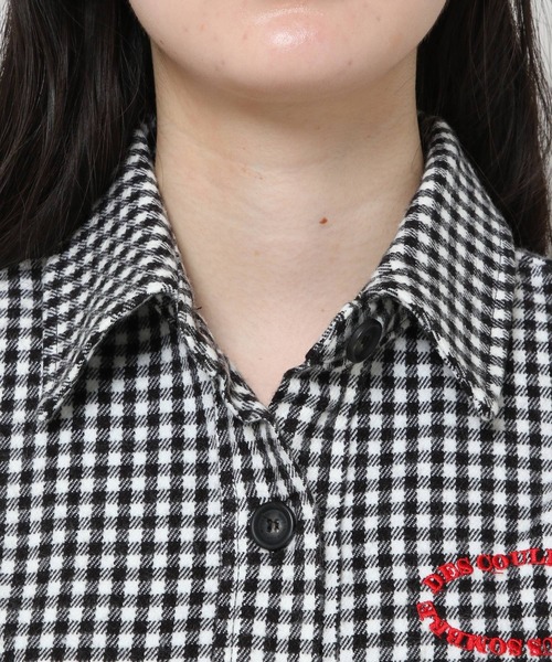 NOIR(ノワール)の「NOIR/ギンガムチェックシャツワンピース(ワンピース・レディース・ブラック・FREE)」の13枚目の写真