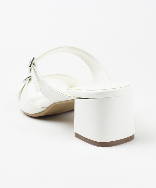 chocolates（チョコラテス）の「ダブルストラップサンダル【日本製】（サンダル・レディース・ホワイト/ブラック/ダークブラウン・LL/S/M/L）」の7枚目の写真