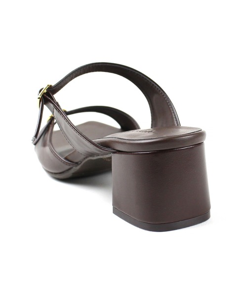 chocolates（チョコラテス）の「ダブルストラップサンダル【日本製】（サンダル・レディース・ホワイト/ブラック/ダークブラウン・LL/S/M/L）」の13枚目の写真