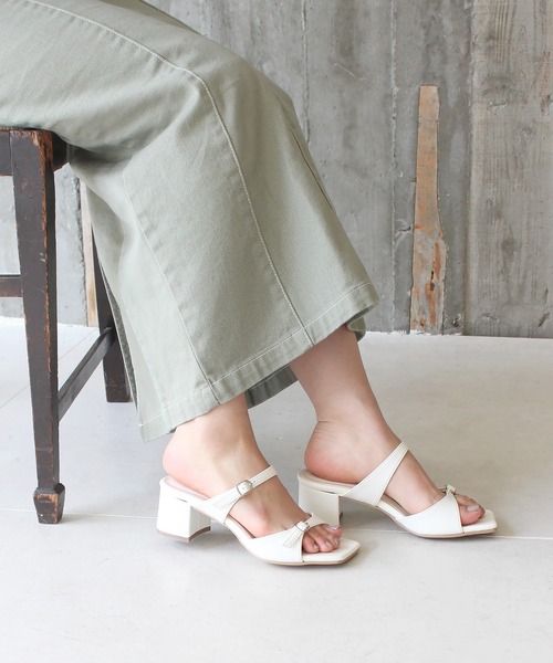 chocolates（チョコラテス）の「ダブルストラップサンダル【日本製】（サンダル・レディース・ホワイト/ブラック/ダークブラウン・LL/S/M/L）」の18枚目の写真