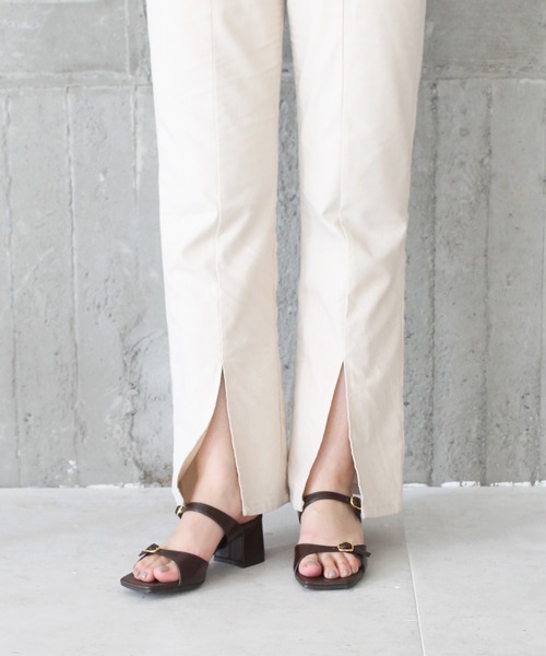 chocolates（チョコラテス）の「ダブルストラップサンダル【日本製】（サンダル・レディース・ホワイト/ブラック/ダークブラウン・LL/S/M/L）」の17枚目の写真