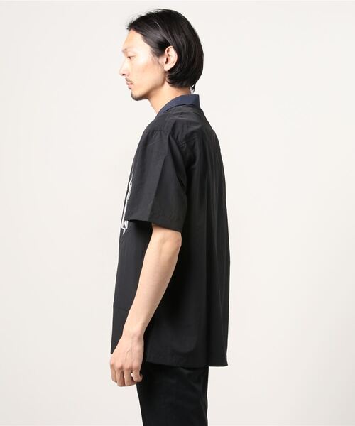 BILLIONAIRE BOYS CLUB(ビリオネア・ボーイズ・クラブ)の「ROCKET SWICHING OPEN COLAR S/S SHIRT(シャツ/ブラウス・メンズ・ブラック/ホワイト・MEDIUM/LARGE/X-LARGE)」の3枚目の写真