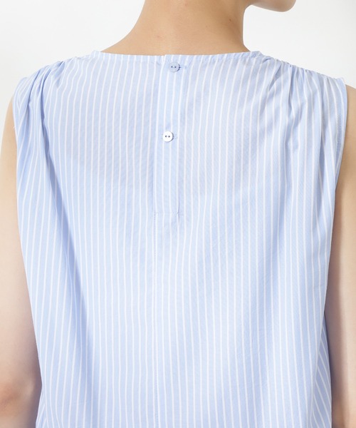 N.（N. Natural Beauty Basic）（エヌエヌナチュラルビューティーベーシック）の「ギャザーペプラムブラウス（シャツ/ブラウス・レディース・ブラック/ホワイト/ブルー系その他/ライトグリーン/オレンジ・MEDIUM）」の21枚目の写真