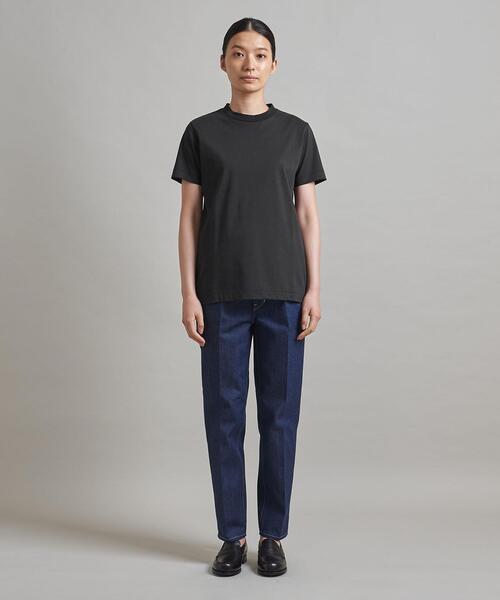 LOEFF（ロエフ）の「＜LOEFF（ロエフ）＞ オーガニックコットン Tシャツ†（Tシャツ/カットソー・レディース・その他1/ホワイト/ダークグレー・0/1）」の18枚目の写真