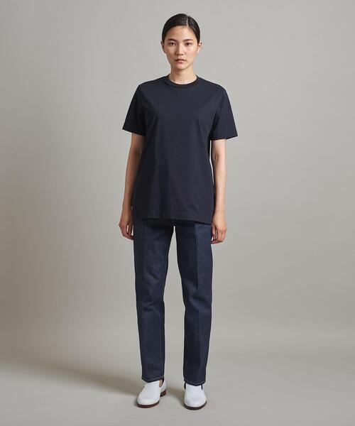 LOEFF（ロエフ）の「＜LOEFF（ロエフ）＞ オーガニックコットン Tシャツ†（Tシャツ/カットソー・レディース・その他1/ホワイト/ダークグレー・0/1）」の17枚目の写真