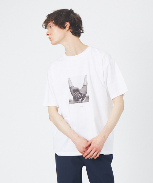 ABAHOUSE（アバハウス）の「【HerbRitts / ハーブ・リッツ】フォト Tシャツ（Tシャツ/カットソー・メンズ・ホワイト系その他3/ホワイト/ホワイト系その他/ホワイト系その他2・44/46/48/50）」の3枚目の写真