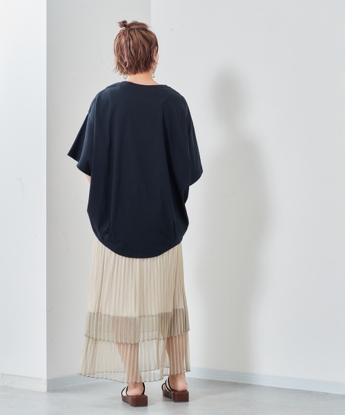 cepo(セポ)の「ネオンカラー カレッジロゴTee(Tシャツ/カットソー・レディース・オフホワイト/グリーン/ブラック/ブルー・M)」の17枚目の写真