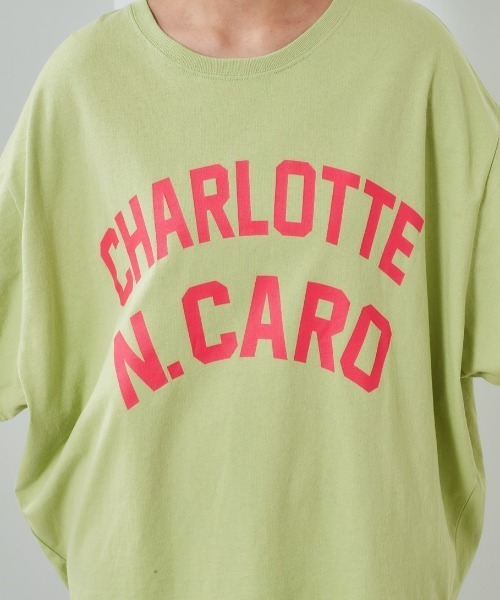 cepo(セポ)の「ネオンカラー カレッジロゴTee(Tシャツ/カットソー・レディース・オフホワイト/グリーン/ブラック/ブルー・M)」の20枚目の写真