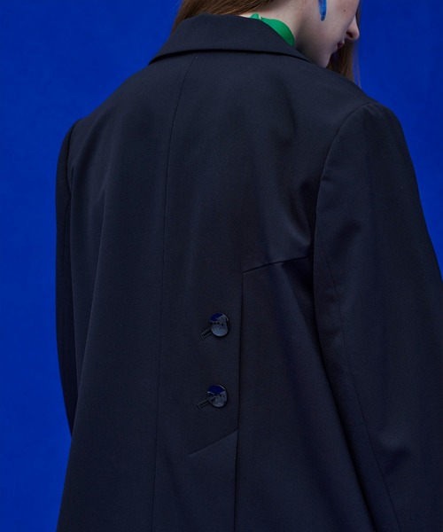 UNITED TOKYO(ユナイテッドトウキョウ)の「ウェーブカッティングジャケット(テーラードジャケット・レディース・ブラック/ベージュ/ブラウン・FREE)」の12枚目の写真