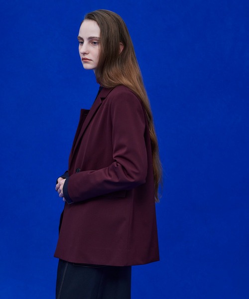 UNITED TOKYO(ユナイテッドトウキョウ)の「ウェーブカッティングジャケット(テーラードジャケット・レディース・ブラック/ベージュ/ブラウン・FREE)」の17枚目の写真