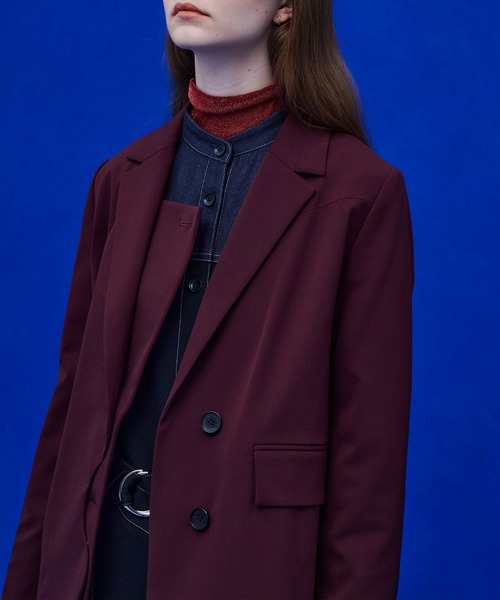 UNITED TOKYO(ユナイテッドトウキョウ)の「ウェーブカッティングジャケット(テーラードジャケット・レディース・ブラック/ベージュ/ブラウン・FREE)」の20枚目の写真