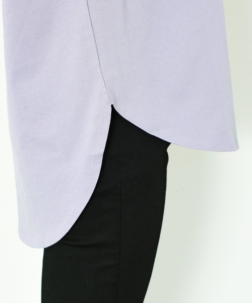 C17（シーセブンティーン）の「C17 ノースリーブタックTシャツ（Tシャツ/カットソー・レディース・ラベンダー/ベビーピンク/ブラック/グレイッシュベージュ・LARGE/MEDIUM）」の12枚目の写真