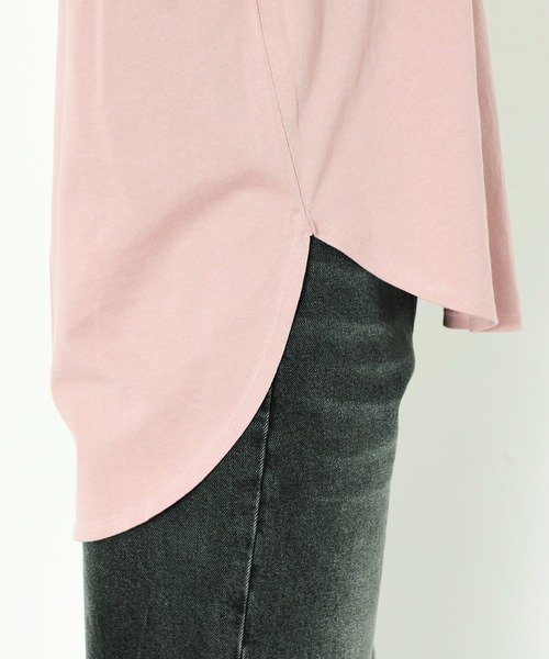 C17（シーセブンティーン）の「C17 ノースリーブタックTシャツ（Tシャツ/カットソー・レディース・ラベンダー/ベビーピンク/ブラック/グレイッシュベージュ・LARGE/MEDIUM）」の21枚目の写真