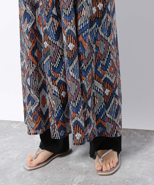 LAKOLE（ラコレ）の「コットンボイルエスニックワンピース / 952937（ワンピース・レディース・ブラウン/イエロー/ブルー・SMALL/MEDIUM）」の19枚目の写真