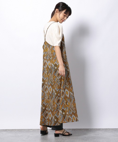 LAKOLE（ラコレ）の「コットンボイルエスニックワンピース / 952937（ワンピース・レディース・ブラウン/イエロー/ブルー・SMALL/MEDIUM）」の10枚目の写真