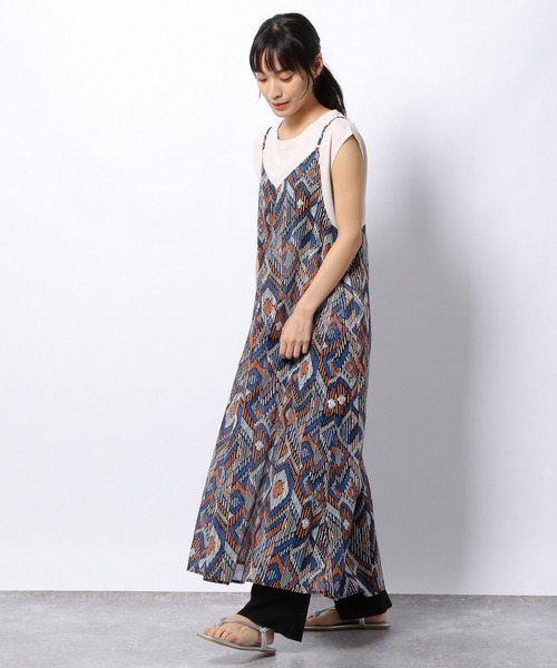 LAKOLE（ラコレ）の「コットンボイルエスニックワンピース / 952937（ワンピース・レディース・ブラウン/イエロー/ブルー・SMALL/MEDIUM）」の12枚目の写真