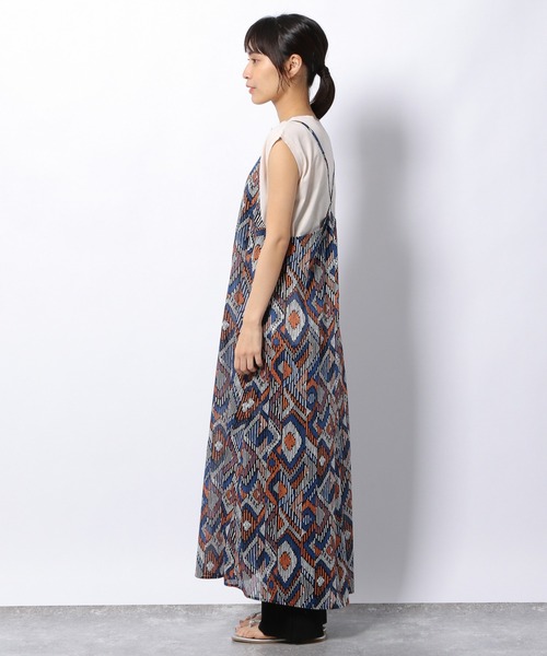 LAKOLE（ラコレ）の「コットンボイルエスニックワンピース / 952937（ワンピース・レディース・ブラウン/イエロー/ブルー・SMALL/MEDIUM）」の15枚目の写真