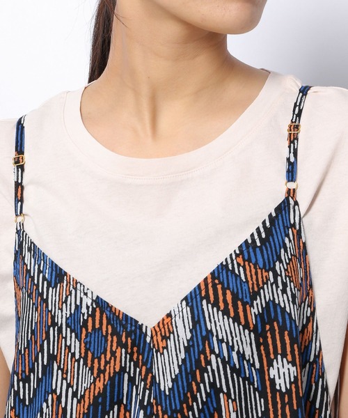 LAKOLE（ラコレ）の「コットンボイルエスニックワンピース / 952937（ワンピース・レディース・ブラウン/イエロー/ブルー・SMALL/MEDIUM）」の17枚目の写真