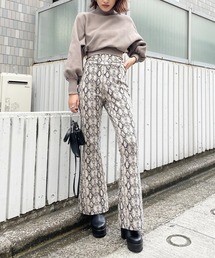 SPIRALGIRL | サイドオープンフレアパンツ(その他パンツ)