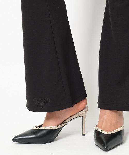 SPIRALGIRL（スパイラルガール）の「サイドオープンフレアパンツ（その他パンツ・レディース・ブラック/レオパード/パイソン・FREE）」の17枚目の写真