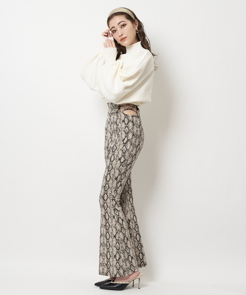 SPIRALGIRL（スパイラルガール）の「サイドオープンフレアパンツ