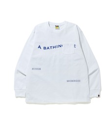 BAPE INK PRINT RELAXED L/S TEE #2 M