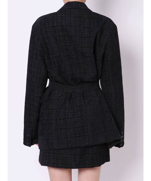 EMODA(エモダ)の「ボックスバルキージャケット(テーラードジャケット・レディース・カーキ/ブラック/イエロー・FREE)」の21枚目の写真