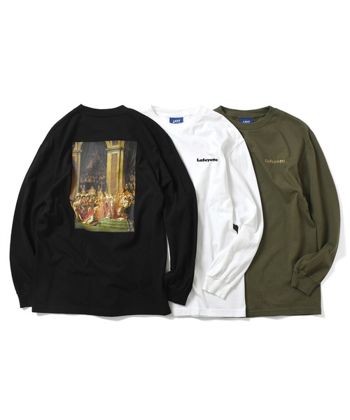 Lafayette（ラファイエット）の「LFYT ラファイエット [Lafayette] - コロネーション グラフィック ロングスリーブ 長袖 Tシャツ [THE CORONATION L/S TEE]（Tシャツ/カットソー・メンズ・グリーン系その他/ブラック/ホワイト・XL/S/M/L/XXL）」の13枚目の写真