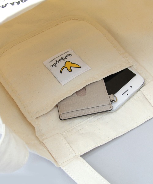 Mark Gonzales（マーク・ゴンザレス）の「ゴンバト キャンバス ショルダートートバッグ / トートバッグ / ショルダーバッグ（トートバッグ・メンズ・ホワイト/ブラック/ブラック系その他/ホワイト系その他・FREE）」の18枚目の写真