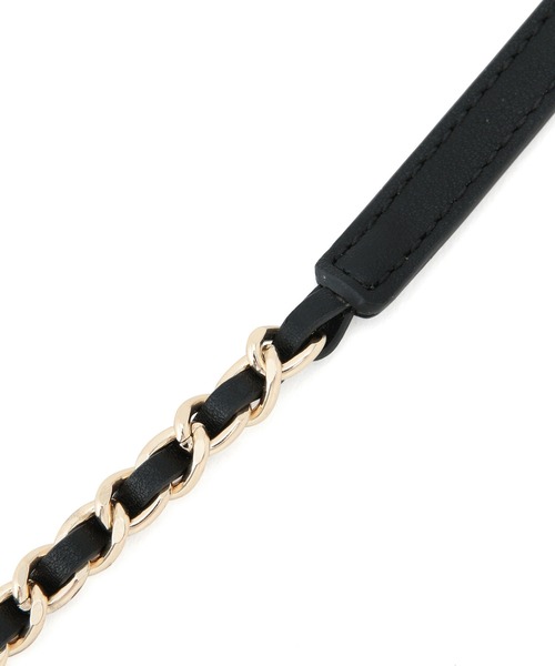 MADEMOISELLE ROPE'（マドモアゼル ロペ）の「チェーンコンビ細ベルト（ベルト・レディース・ブラック・FREE）」の5枚目の写真