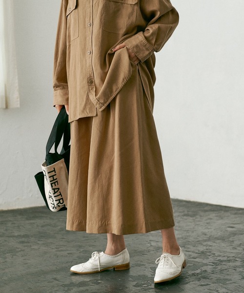 PUAL CE CIN（ピュアルセシン）の「【Du noir】ワイドパンツ（その他パンツ・レディース・ブラウン/グレー・FREE）」の15枚目の写真