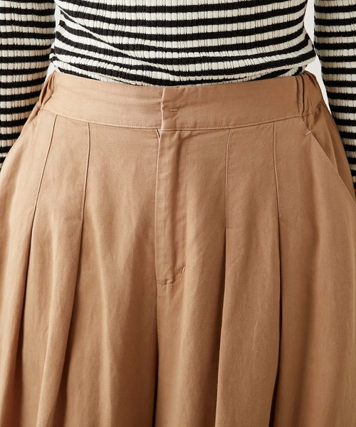 PUAL CE CIN（ピュアルセシン）の「【Du noir】ワイドパンツ（その他パンツ・レディース・ブラウン/グレー・FREE）」の8枚目の写真