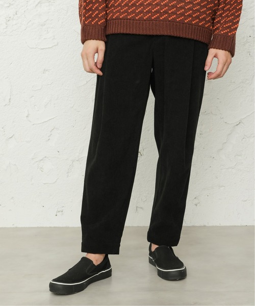 JOURNAL STANDARD relume(ジャーナルスタンダード レリューム)の「【TANK/タンク】コーデュロイ タックパンツ(その他パンツ・メンズ・ブラック/カーキ・L/M)」の1枚目の写真