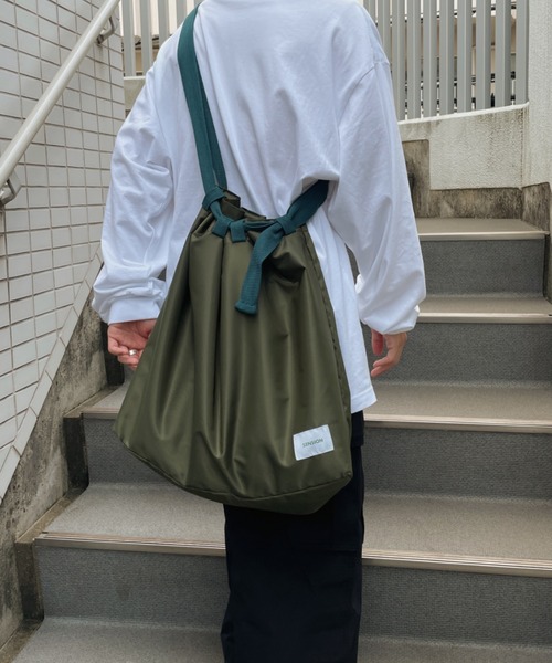 SENSION（センション）の「2way military bag（トートバッグ・メンズ・カーキ/オレンジ・FREE）」の2枚目の写真
