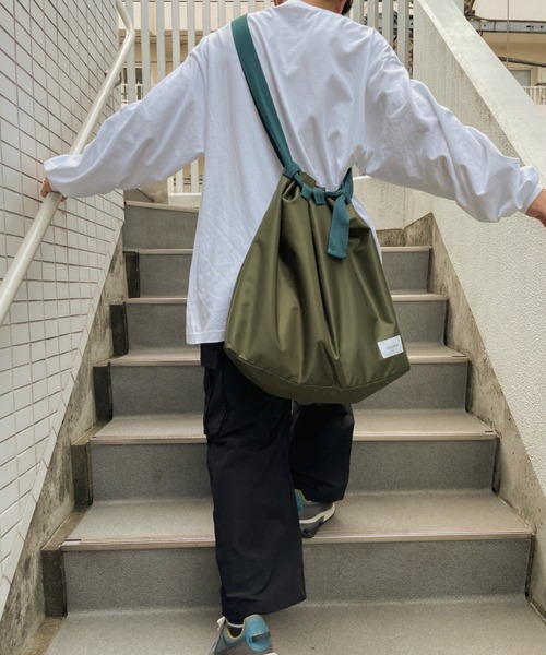 SENSION（センション）の「2way military bag（トートバッグ・メンズ・カーキ/オレンジ・FREE）」の8枚目の写真