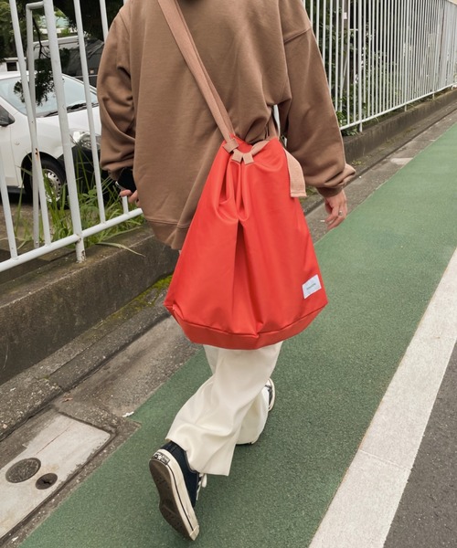 SENSION（センション）の「2way military bag（トートバッグ・メンズ・カーキ/オレンジ・FREE）」の9枚目の写真