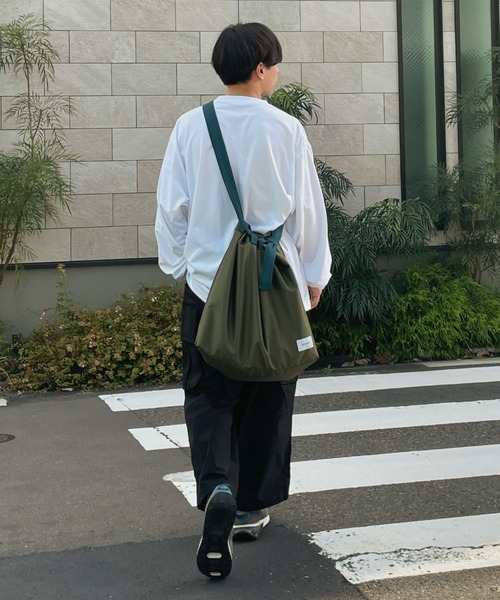 SENSION（センション）の「2way military bag（トートバッグ・メンズ・カーキ/オレンジ・FREE）」の6枚目の写真