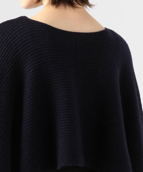 BALLSEY(ボールジィ)の「ウールセーブルカシミヤ ストールプルオーバー(ニット/セーター・レディース・ホワイト/ネイビー/バーガンディー・S)」の13枚目の写真