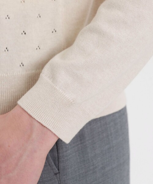 MACKINTOSH PHILOSOPHY(マッキントッシュ フィロソフィー)の「フリルコンビニットプルオーバー(ニット/セーター・レディース・ホワイト系その他/グレー系その他/ダークネイビー/ネイビー・38/36)」の18枚目の写真