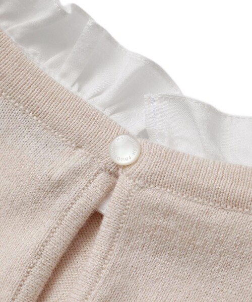 MACKINTOSH PHILOSOPHY(マッキントッシュ フィロソフィー)の「フリルコンビニットプルオーバー(ニット/セーター・レディース・ホワイト系その他/グレー系その他/ダークネイビー/ネイビー・38/36)」の16枚目の写真