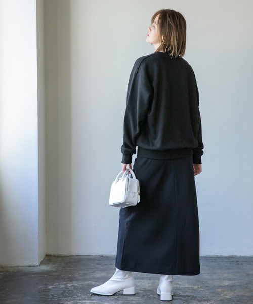 A part by(アパートバイ)の「ジョーゼットマキシスカート 229943(スカート・レディース・ブラック/マスタード・MEDIUM/LARGE)」の20枚目の写真