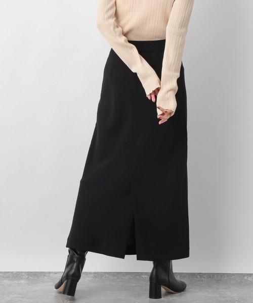 A part by(アパートバイ)の「ジョーゼットマキシスカート 229943(スカート・レディース・ブラック/マスタード・MEDIUM/LARGE)」の18枚目の写真