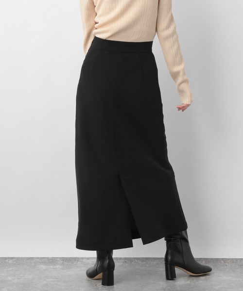 A part by(アパートバイ)の「ジョーゼットマキシスカート 229943(スカート・レディース・ブラック/マスタード・MEDIUM/LARGE)」の21枚目の写真
